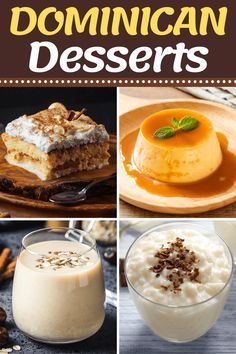 These traditional Dominican desserts are impossible to resist! From cake to pudding to flan, you'll love these fruity, creamy, easy treats! Flan, Essen, Easy Dominican Desserts, Dominican Dessert Recipes, Dominican Pastries, Dominican Republic Desserts, Dominican Desserts Traditional, Dominican Food Desserts, Latin Desserts Easy