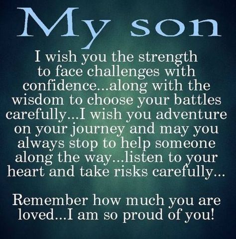 Sons are a blessing and here are 10 quotes for mother's to express their love.  We capture the love a mother feels for her son with the I love my son quotes. To My Son Quotes, New Mother Quotes, My Son Quotes, Quotes About Children, Moms Quotes, Quotes For Moms, Son Quotes From Mom, Quotes Children, Birthday Wishes For Kids