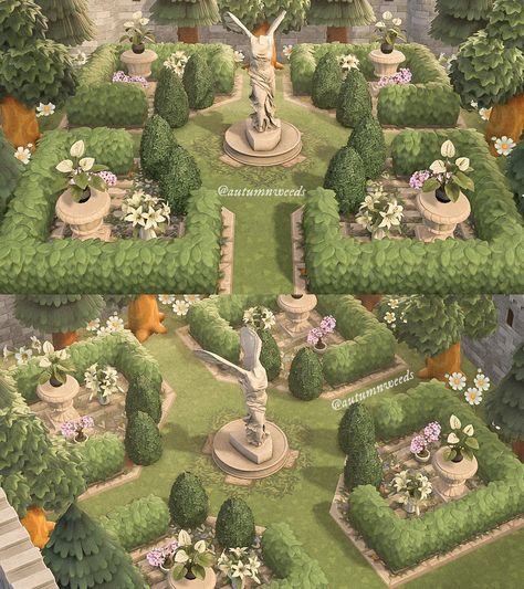 ali 🌿 on Twitter: "a statue garden 🌿 #acnh #acnhdesign #acnhinspo… " Garden Acnh, Animal Crossing Cafe, Cottagecore Animals, Ideas Animal Crossing, Cottagecore Animal Crossing, Acnh Cottagecore, Animal Crossing 3ds, Statue Garden, Ac New Leaf