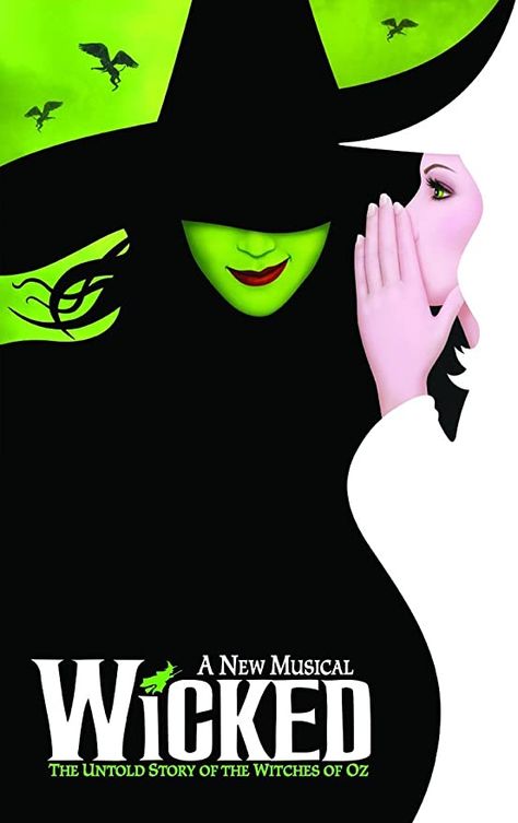 Amazon.com: NEW Wicked (Broadway) Poster (11 x 17 Inches - 28cm x 44cm) Master Poster 11x17: Posters & Prints Broadway Musicals Posters, Broadway Poster, Musical Theatre Posters, Wicked Broadway, Broadway Wicked, The Witches Of Oz, Broadway Posters, Wicked Musical, Play Poster