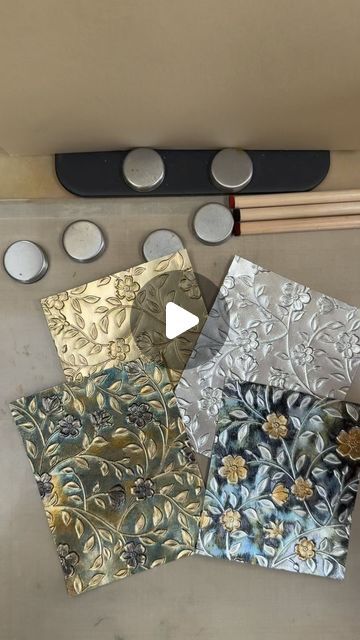 wendy vecchi on Instagram: "#tiptuesday  What happens when you combine the Flowers & Foliage @teamspellbinders embossing folder with @Ranger_ink Archival inks on metallic cardstock? Watch the MAGIC trick. #teamspellbinders #rangerink #wendyvecchi #tiptuesday #embossingfolder #embossingfolders #3dembossingfolders #archivalink #flowersandfoliage #spellbinders #spellbindersembossingfolder" Embossing Folder, Ranger Ink, Magic Tricks, Alcohol Inks, Embossing Folders, Rubber Stamping, What Happens When You, The Flowers, Alcohol Ink