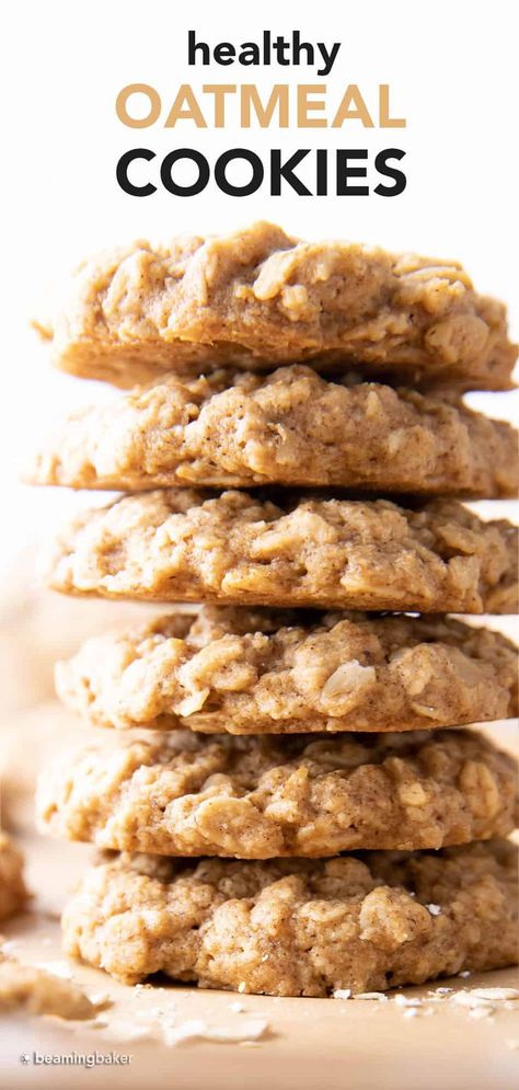 Quaker Oats Oatmeal Cookies, Quaker Oatmeal Cookie Recipe, Quaker Oatmeal Cookies, Quaker Oatmeal, Cookies Light, Quaker Oats, Oatmeal Cookies Chewy, Bran Muffins, Oats Quaker