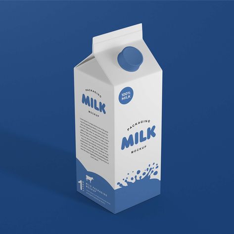 Milk Package Mockup Mock Up, Milk Package, Package Mockup, Milk Packaging, Box Mockup, Packaging Mockup, Low Ceiling, Packaging Box, Mockup Psd