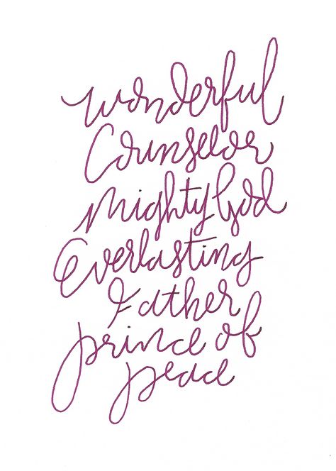 And His Name Shall Be Called Wonderful, His Name Shall Be Called Wonderful, Wonderful Counselor Mighty God, Peace Tattoo, Jesus Christ Lds, Peace Tattoos, Father Art, Isaiah 9 6, Isaiah 9