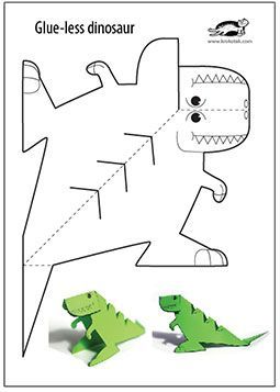 Glue-lee printable dinosaur Paper Activity, Dinosaurs Preschool, Dinosaur Activities, Pinup Art, Dinosaur Crafts, Great Hobbies, Chicken Runs, Childrens Activities, Printable Crafts