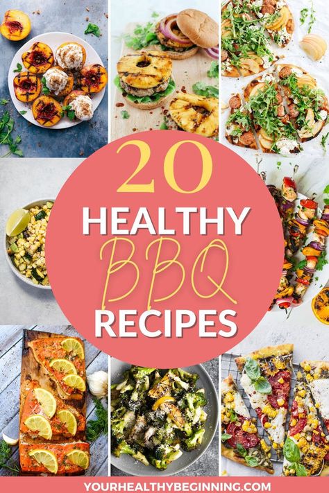 Healthy Bbq Sides, Bbq Ideas Food, Healthy Cookout Food, Healthy Barbecue Recipes, Bbq Dinner Recipes, Healthy Cookout, Healthy Bbq Recipes, Recipes For Bbq, Healthy Barbecue