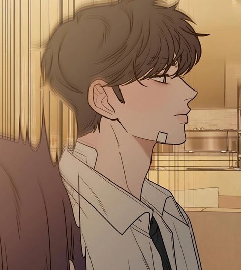 His side profile is just....*chief kiss* Croquis, Face Profile Drawing, Go Eunhyuk, Side Face Drawing, Su Ae, Male Face Drawing, School Romance, More Than Friends, Operation True Love