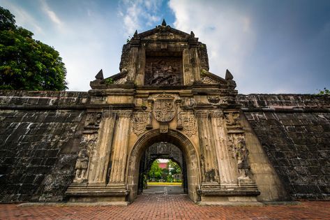 Entrance to Fort Santiago, in Intramuros, Manila, The Philippine. S #Sponsored , #sponsored, #paid, #Fort, #Philippine, #Manila, #Entrance Santiago, Luzon Philippines, Fort Santiago, Philippines Cities, Spanish Conquistador, Global City, Walled City, Manila Philippines, Tourist Spots