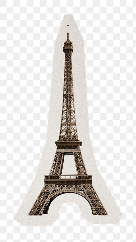 Paris Stickers Vintage, French Png Aesthetic, Paris Png Aesthetic, Torre Eiffel Aesthetic, Effelle Tower, Png Stickers Aesthetic, Eiffel Tower Png, Eifell Tower, Eiffel Tower Sticker