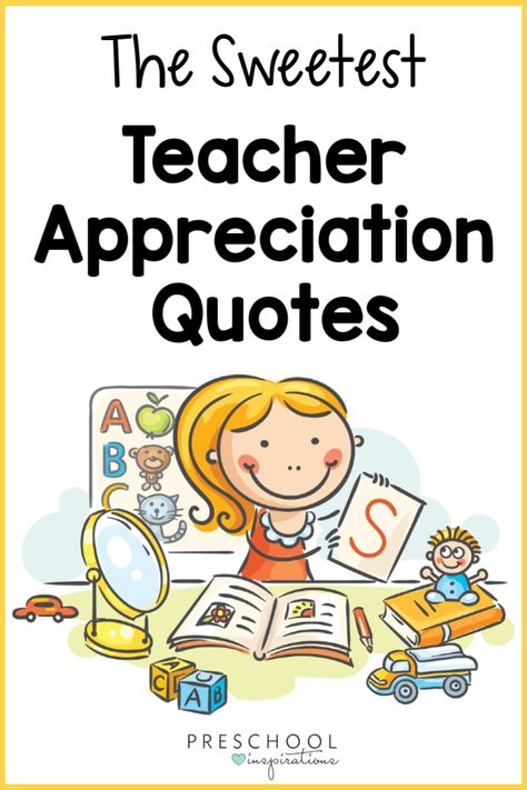 Wonderful, inspiring quotes to let your teacher know how grateful you are!! These quotes are perfect for preschool or kindergarten teachers. Quotes To Thank Teachers, Poem For My Teacher, Pre K Teacher Quotes, Nice Teacher Quotes, Good Teacher Quotes Inspirational, Teacher Appreciation Sayings Quotes, Best Teacher Ever Quotes, Thanks Teacher Quotes, Thanks Words For Teachers