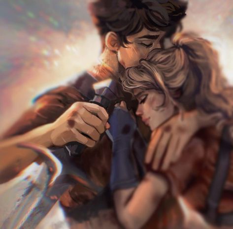 Percy E Annabeth, Percabeth Fan Art, Percy Annabeth, Percy Jackson Annabeth Chase, Zio Rick, Foto Disney, Percy Jackson Ships, Dibujos Percy Jackson, Percy And Annabeth