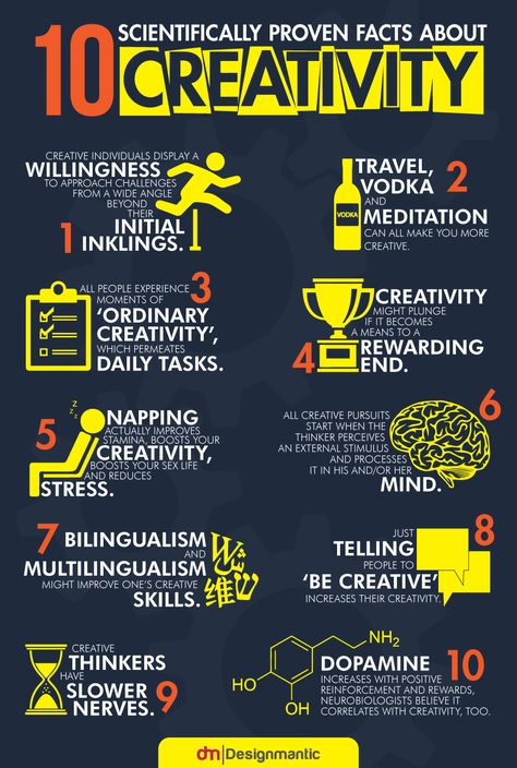 Scientifically Artful Individuals – 10 Facts About Creativity | http://www.designmantic.com/blog/infographics/10-facts-about-creativity/ Creative Infographic, Brain Exercise, Boost Creativity, Design 101, Creativity And Innovation, Online Entrepreneur, Healthy Mind, Creative Thinking, Health Awareness