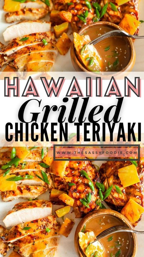 Teriyaki Bbq Chicken, Grilled Chicken Pinapple Recipes, Grilled Teriyaki Chicken With Pineapple, Grilled Chicken And Pineapple Recipes, Hawaiian Chicken Marinade, Teriyaki Chicken With Pineapple, Hawaiian Chicken Teriyaki, Hawaiian Teriyaki Chicken, Pineapple Chicken Breast