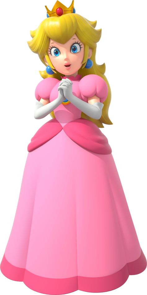 Princesa Peach Cosplay, Mario Bros Png, Super Mario Bros Party Ideas, Peach Mario Bros, Peach Cosplay, Princess Toadstool, Super Princess Peach, Super Mario Bros Party, Mario And Princess Peach