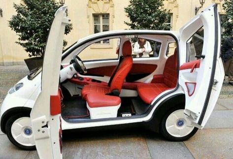 Microcar, Small Electric Cars, Solar Powered Cars, Micro Car, Electric Scooter With Seat, Diy Go Kart, Solar Car, Beach Cars, Tiny Cars