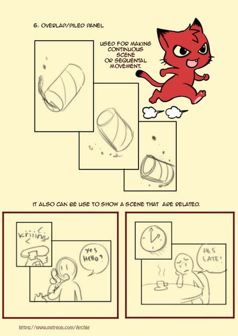 Archie The RedCat — Simple Comic Panel Tutorial  please kindly visit... Comic Book Prompts, Webtoon Panels Layout, Webtoon Layout, Comic Help, Simple Comic, Comic Tips, Comic Template, Comic Ideas, Comic Panel