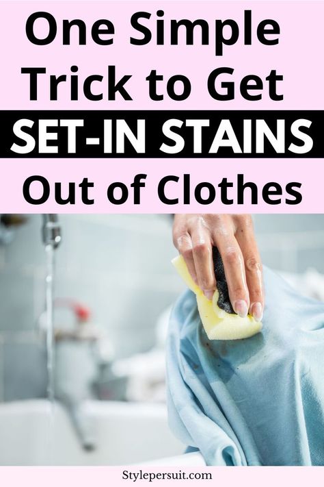 Dried stains or set-in stains in clothes can be so challenging to remove but you shouldn't give on your favorite cloth, here are simple easy you can remove set in stains from clothes Set In Stain Remover Clothes, Removing Set In Stains From Clothes, Remove Mold From Clothes, Stains Out Of Clothes, How To Remove Mold, Stain Remover Clothes, Fabric Stain Remover, Stain Removal Guide, Diy Stain Remover