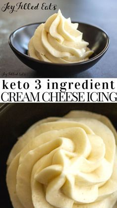 Keto Cream Cheese Frosting, Keto Cream Cheese, Postre Keto, Keto Cream, Joy Filled Eats, Cream Cheese Frosting Recipe, Easy Cream, Low Carb Dessert, Keto Cake