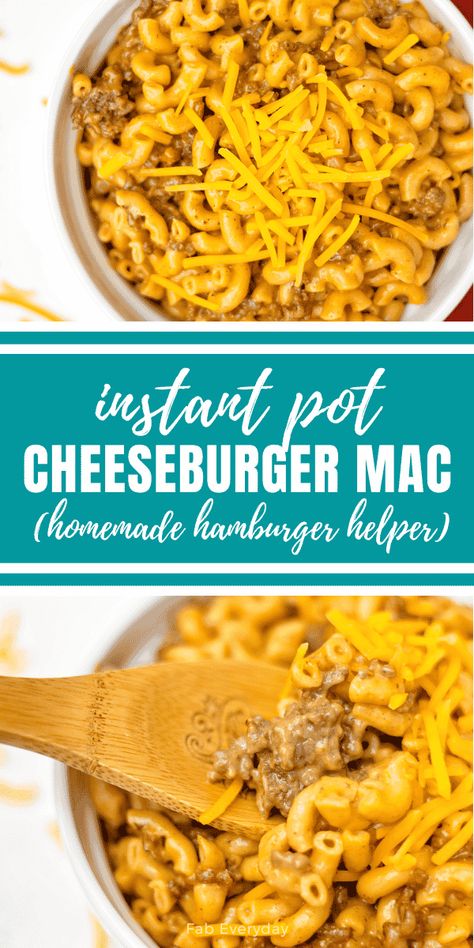 Instant Pot Cheesy Hamburger Macaroni, Hamburger Insta Pot Recipes, Instapot Hamburger Mac And Cheese, Cheesy Instant Pot Recipes, Instant Pot Cheeseburger Casserole, Cheeseburger Casserole Instant Pot, Cheeseburger Pasta Instant Pot, Instapot Cheeseburger Mac, Chicken Mac And Cheese Instant Pot