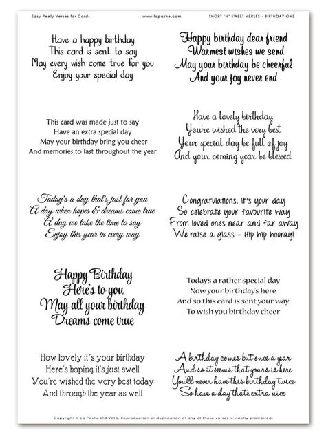 Sweet Things To Write In A Birthday Card, Birthday Card Words What To Write In A, What To Put In A Birthday Card, Birthday Card Greetings Messages, Birthday Sentiments For Friends, Birthday Wishes Short And Sweet, Verses For Birthday Cards, Friend Verses, Birthday Card Verses