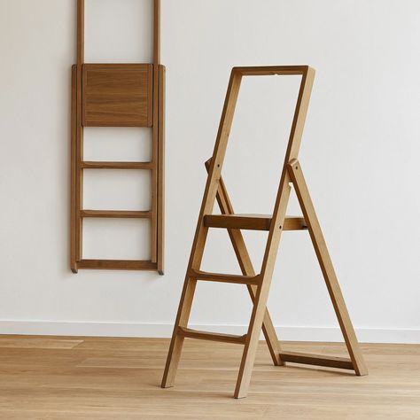 Step Stepladder - Gessato Design Store Alvar Aalto, Dark Closet, Folding Ladder, Design House Stockholm, Step Ladders, Table Cafe, Step Ladder, Best Furniture, Chaise Bar