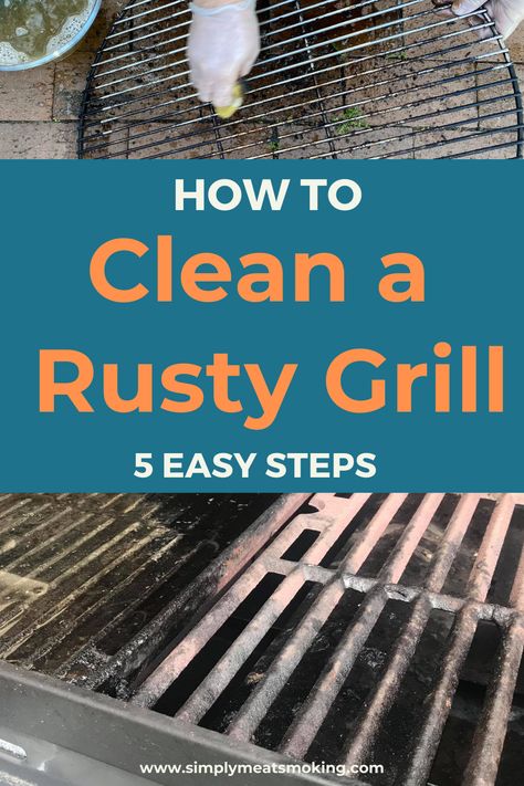 How To Clean Rust Off Bbq Grill, Clean Grill Grates Easy, How To Clean A Gas Grill, Cleaning Grill Grates Easy, How To Clean Grill Grates, Diy Rust Remover, Clean Gas Grill, Iron Cleaning, Clean Grill Grates