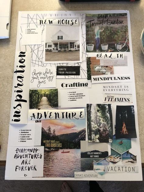 Vision Journal Ideas, Vision Board Design, Vision Board Themes, Vision Board Project, Creative Vision Boards, Vision Board Diy, Vision Board Collage, Vision Board Template, Vision Board Ideas