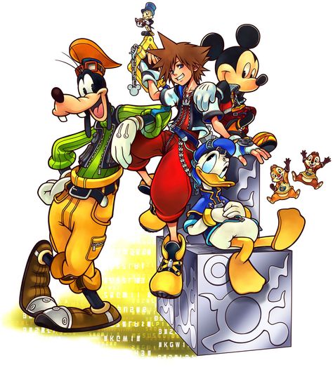 Kingdom Hearts Re:coded - Main Illustration Goofy Kingdom Hearts, Kingdom Hearts Sora, Kingdom Hearts Wallpaper, Kingdom Hearts Ii, Disney Crossover, Kindom Hearts, Kingdom Hearts Fanart, Sora Kingdom Hearts, Kingdom Hearts Art