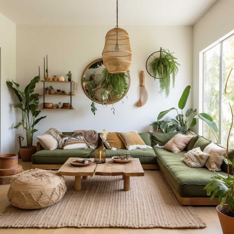 Minimalist Bohemian Living Room, Earthy Living Room, Bohemian Living Room, Apartment Decor Inspiration, Hus Inspiration, Boho Interior, Decor Home Living Room, Living Room Inspo, Boho Living Room