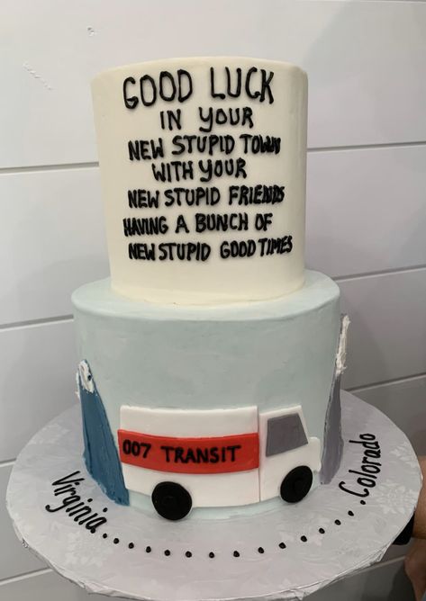 Pastel, Funny Farewell Cakes, Moving Away Quotes, Farewell Cakes, Going Away Cakes, Moving Away Parties, Goodbye Cake, Funny Goodbye, Goodbye Gifts For Coworkers