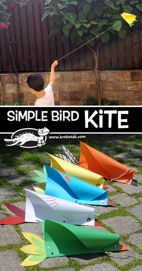 Easy Weather Activities for kids Weather Activities For Kids, Bird Kite, Kites Craft, Kites For Kids, Weather Crafts, Spring Kids, Weather Activities, Outdoor Crafts, Summer Crafts For Kids