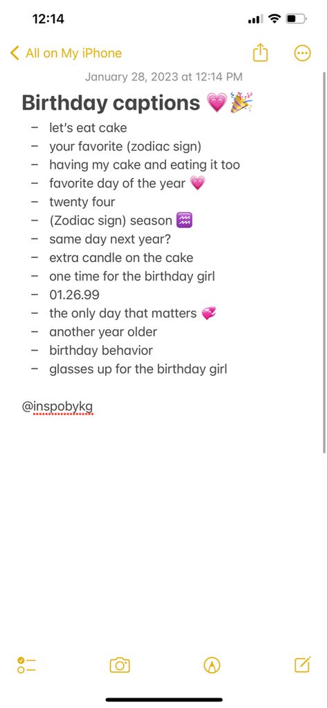 Birthdays Captions Instagram, Caption For Your Birthday, Ig Birthday Captions For Friend, My Bday Captions, Insta Caption For Birthday Post, Instagram Post For Birthday, Aesthetic Bday Captions, Birthday Pics Caption, Sagittarius Bday Captions