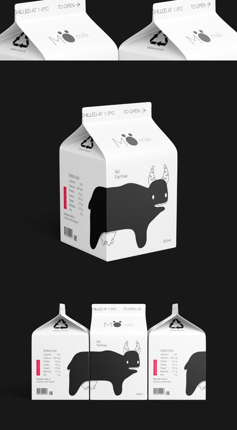 Milk Products Packaging projects | Photos, videos, logos, illustrations and branding on Behance Product Packaging Illustration, Oat Milk Packaging Design, Illustration On Packaging, Coffee Design Packaging, Carton Packaging Design, Free Mockup Book, Milk Bottle Design, Milk Carton Design, Milk Branding