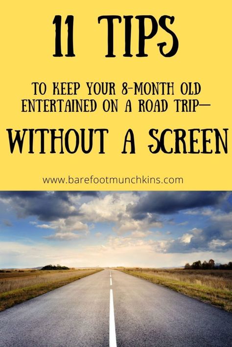 9 Month Old Car Activities, Road Trip With Baby, Baby Road Trip, Smokie Mountains, Road Trip Entertainment, Natural Mama, 8 Month Baby, 8 Month Old Baby, 7 Month Old Baby