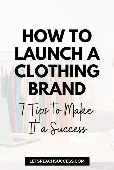 Cloth Business Ideas, Fashion Designer Brand Logos, Create A Clothing Brand, How To Start Own Clothing Brand, Business Plan Clothing Brand, Launching A Clothing Brand, How To Start Your Fashion Brand, Clothing Store Marketing Ideas, How To Start My Own Clothing Brand