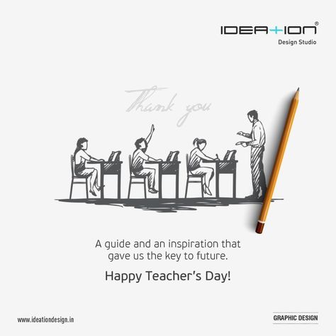 A guide and an inspiration that gave us the key to future. Happy Teachers Day. #ideation #graphic #art #design #illustration #artist #creative #logo #graphicdesigner #graphics #designer #sketch #photoshop #illustrator #digitalart Poster On Teachers Day, Teachers Day Post Ideas, Happy Teachers Day Drawing Ideas, Happy Teachers Day Poster Design Ideas, Teacher Event Ideas, Teachers Day Poster Design Creative, Teachers Day Poster Design Ideas, Teachers Day Images And Quotes, Poster For Teachers Day