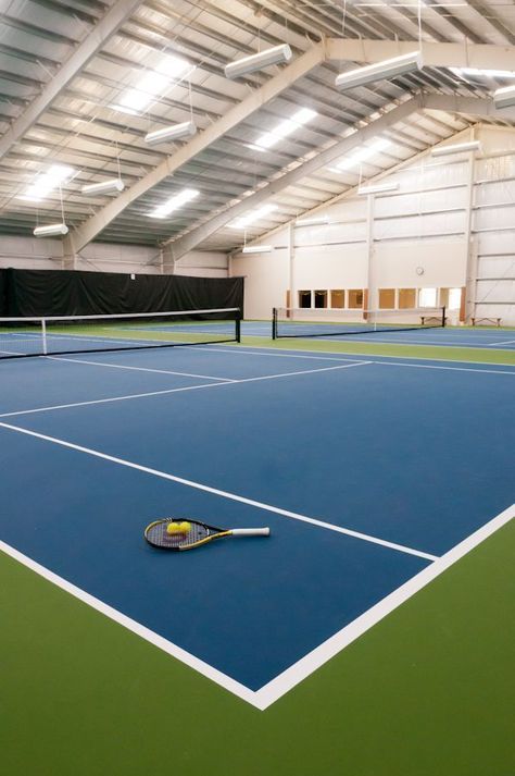 Paddle Tennis Court, Indoor Tennis Court Design, Badminton Court Aesthetic, Tennis Court Indoor, Tennis Court Aesthetic, Indoor Badminton Court, Indoor Tennis Court, Tennis Court Design, Water Broom