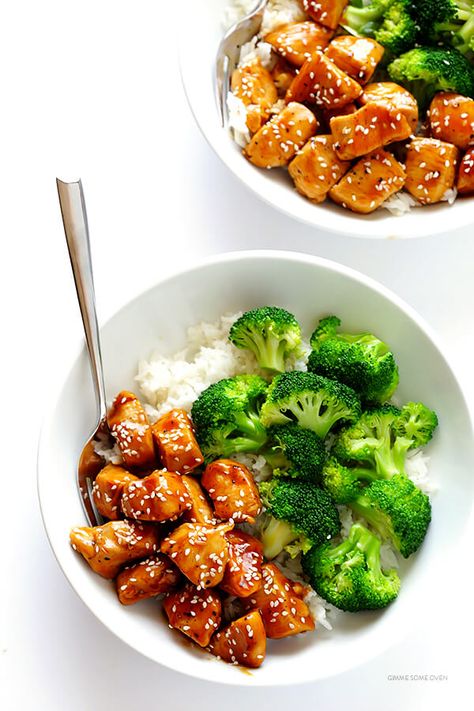 Teriyaki Chicken Recipe, Resep Diet Sehat, Plats Healthy, Healthy Foods To Make, Chicken Teriyaki Recipe, Pasti Sani, Healthy Food Guide, Diner Recept, Idee Pasto