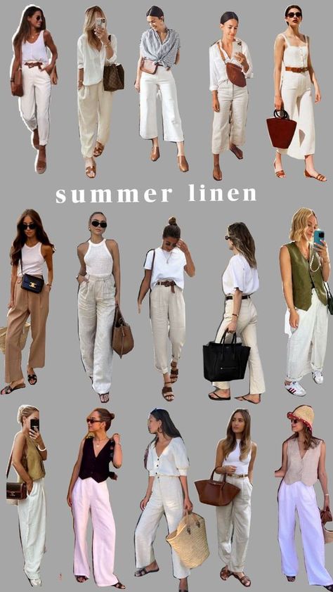 Casual Day Outfits Spring, Prague Aesthetic Outfit Summer, Tuscan Summer Outfits, Summer Smart Casual Outfits Women, Work Conference Outfits Women, Nice France Outfits, Quiet Luxury Summer, Europe Outfits Summer, Clothes Capsule