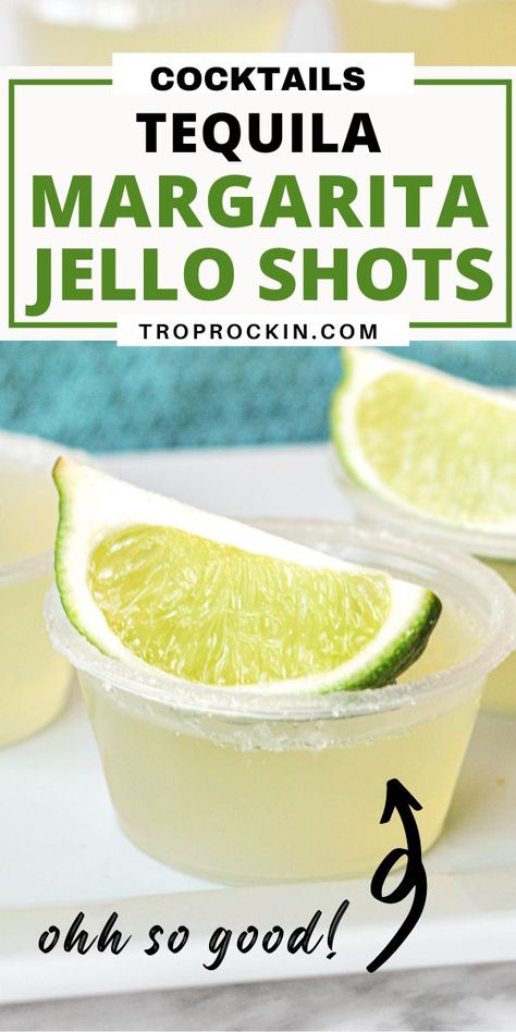 Margaritas, Jello Shots Tequila, Summer Desserts For A Bbq, Summer Jello Shots, Lime Jello Shots, Tequila Jello Shots, Margarita Jello Shots, Margarita Jello, Jello Shooters