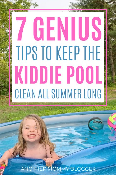 Pool Cleaning Tips, Pool Deck Decorations, Blow Up Pool, Pool Storage, Summer Cleaning, Swimming Pool Cleaning, Children Swimming Pool, Pool Skimmer, Pool Hacks