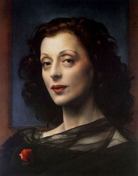 Art And Illustration, Pietro Annigoni, L'art Du Portrait, Italian Painters, Art Et Illustration, Literature Art, Italian Artist, Portrait Artist, Woman Painting