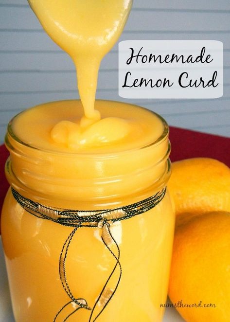 Homemade Lemon Curd, Lemon Curd Recipe, Curd Recipe, Cake Fillings, Sweet Sauce, Lemon Desserts, Jams & Jellies, Lemon Recipes, Lemon Curd