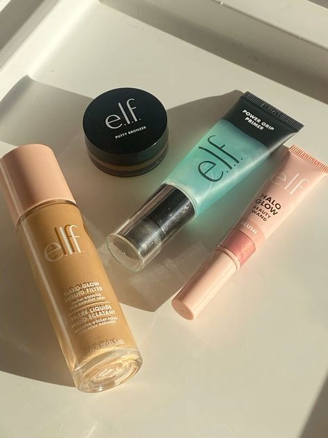 elf cosmetics - @ugc.withgia Elf Make Up, Elf Cosmetics Skincare, Elf Makeup Brand, Makeup Cosmetics Products, Elf Makeup Products Aesthetic, Elf Products Makeup, Make Up Aesthetic Products, Elf Cosmetics Aesthetic, Elf Aesthetic Makeup