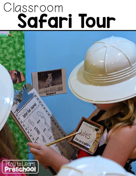 Classroom Safari by Play to Learn Preschool Rainforest Dramatic Play Preschool, Safari Dramatic Play Preschool, Rainforest Dramatic Play, Jungle Dramatic Play Preschool, Jungle Dramatic Play, Safari Dramatic Play, Animal Dramatic Play, Safari Habitat, Zoo Dramatic Play