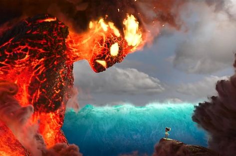 The 31 Most Visually Beautiful Scenes In Animated Movies Ever  Moving works of art with occasional superheroes or animal sidekicks.  View Entire Post Moana 2016, Maleficent Dragon, Legend Of The Guardians, Prince Of Egypt, Pure Evil, Disney Villain, Disney Moana, Best Disney Movies, Disney Jewelry