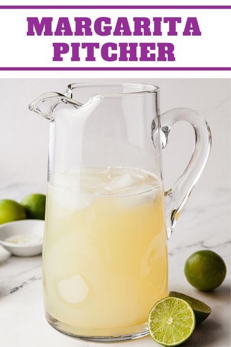 Margaritas, Margarita Recipe Pitcher, Party Cocktails Big Batch, Original Margarita Recipe, Pitcher Margarita Recipe, Pitcher Of Margaritas, Classic Margarita Recipe, Traditional Margarita, Easy Margarita