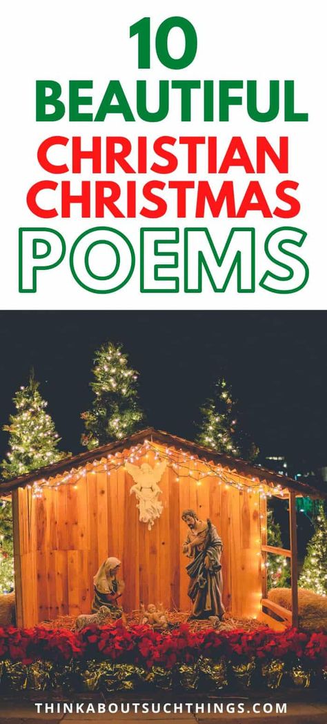 Christian Christmas Program Ideas, Christmas Poems For Kids Church, Christmas Eve Poem, Christmas Poetry For Kids, Christmas Stories Inspirational Lds, Kindergarten Christmas Program, Preschool Christmas Poems, Sunday School Christmas Programs, Christmas Devotionals For Kids