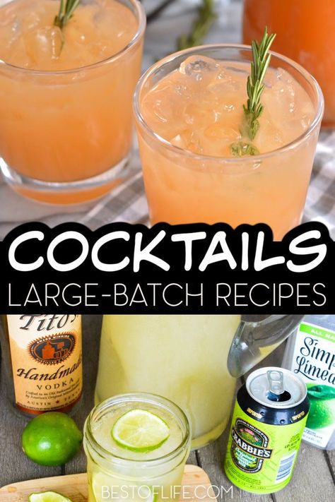 Large Batch Alcoholic Drinks Parties, Beach Pitcher Drinks, Wedding Batch Cocktails, Large Batch Punch With Alcohol, Rum Pitcher Cocktails, Easy Drinks For A Crowd Alcohol, Big Batch Vodka Lemonade, Vodka Large Batch Cocktails, Vodka Batch Drinks