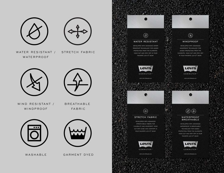 some black and white business cards with different symbols on them, all in one place